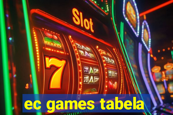 ec games tabela